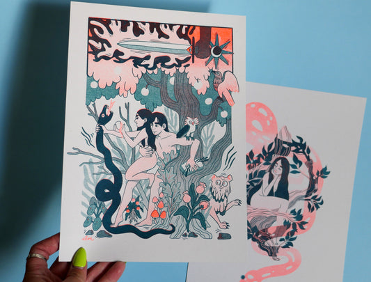 Original Riso Print Set - Eden