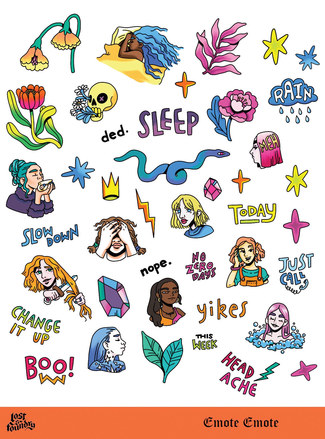 Art Sticker Sheet - EmoteEmote