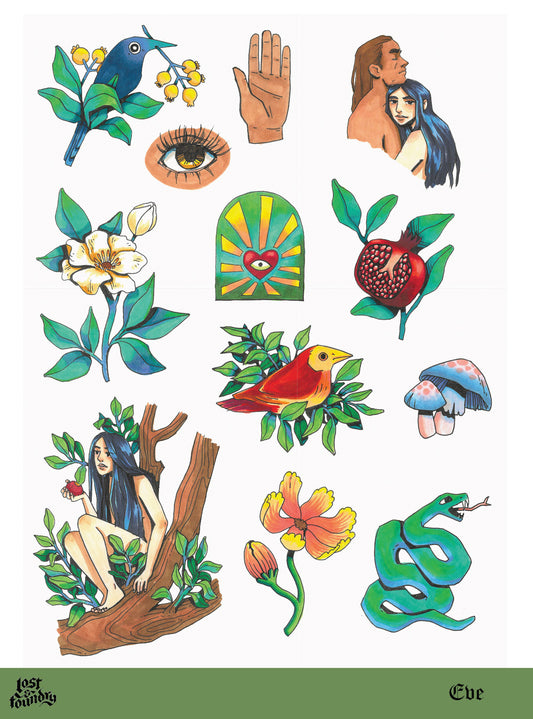 Art Sticker Sheet - Eve