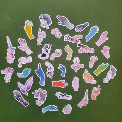 Helping Hands - Flake Sticker Pack