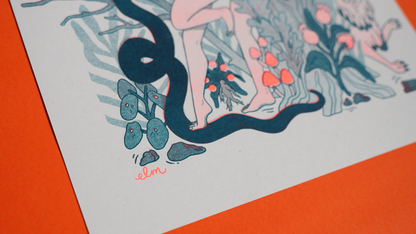 Original Riso Print Set - Eden