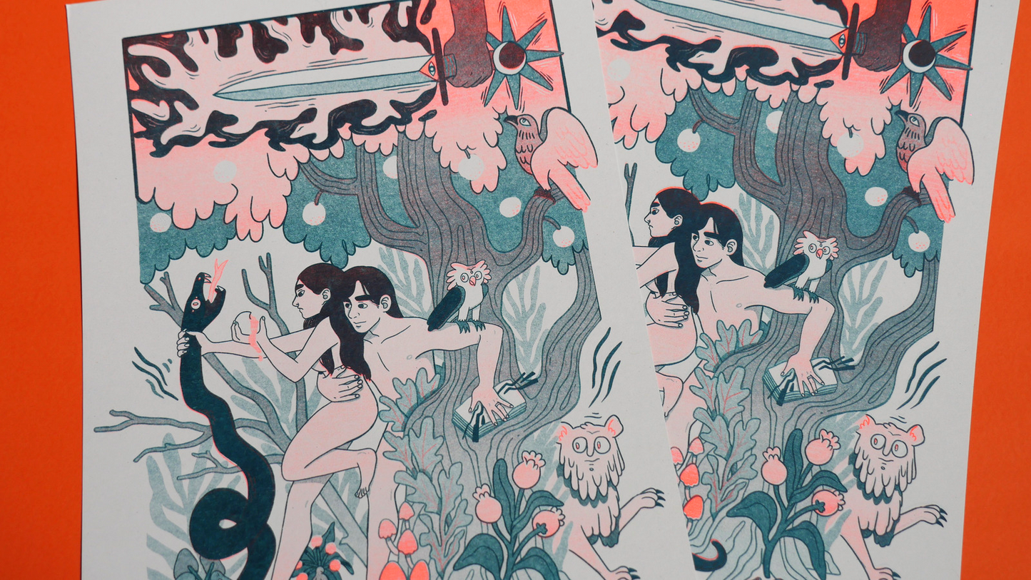 Original Riso Print Set - Eden