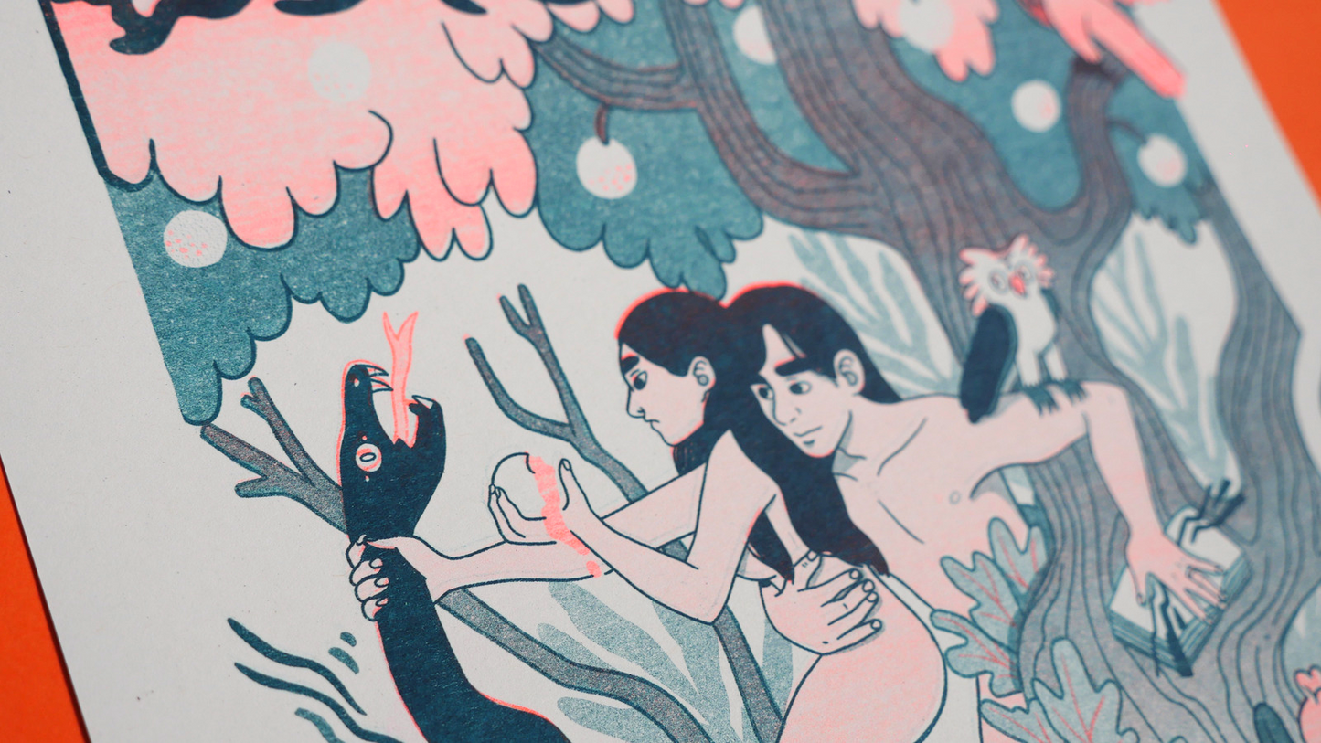 Original Riso Print Set - Eden