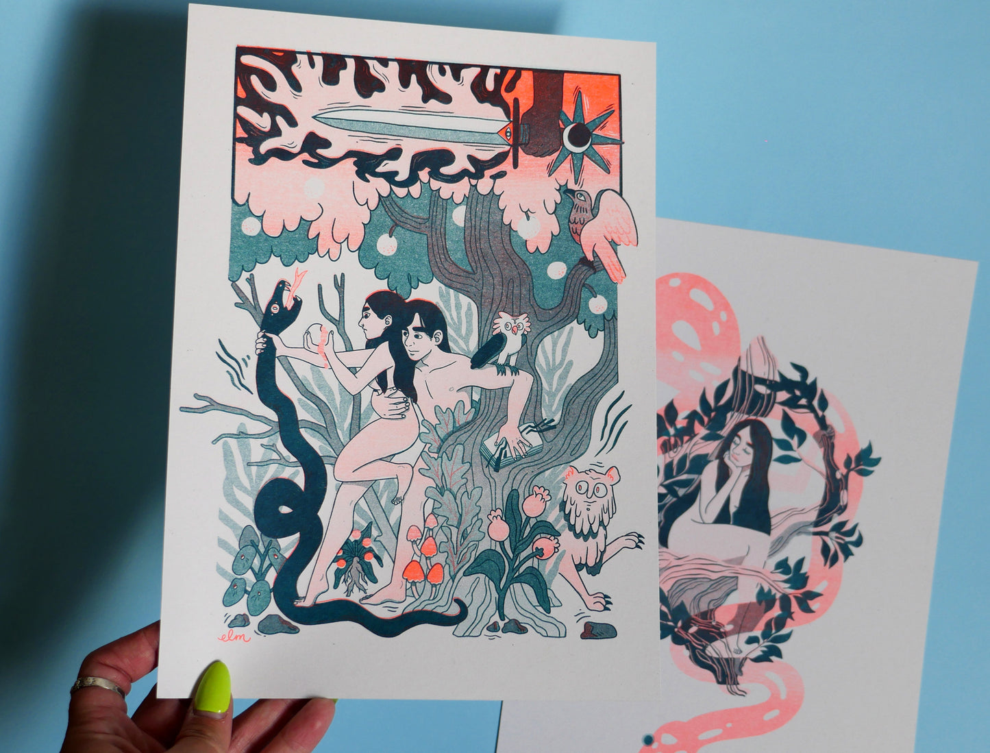 Original Riso Print Set - Eden