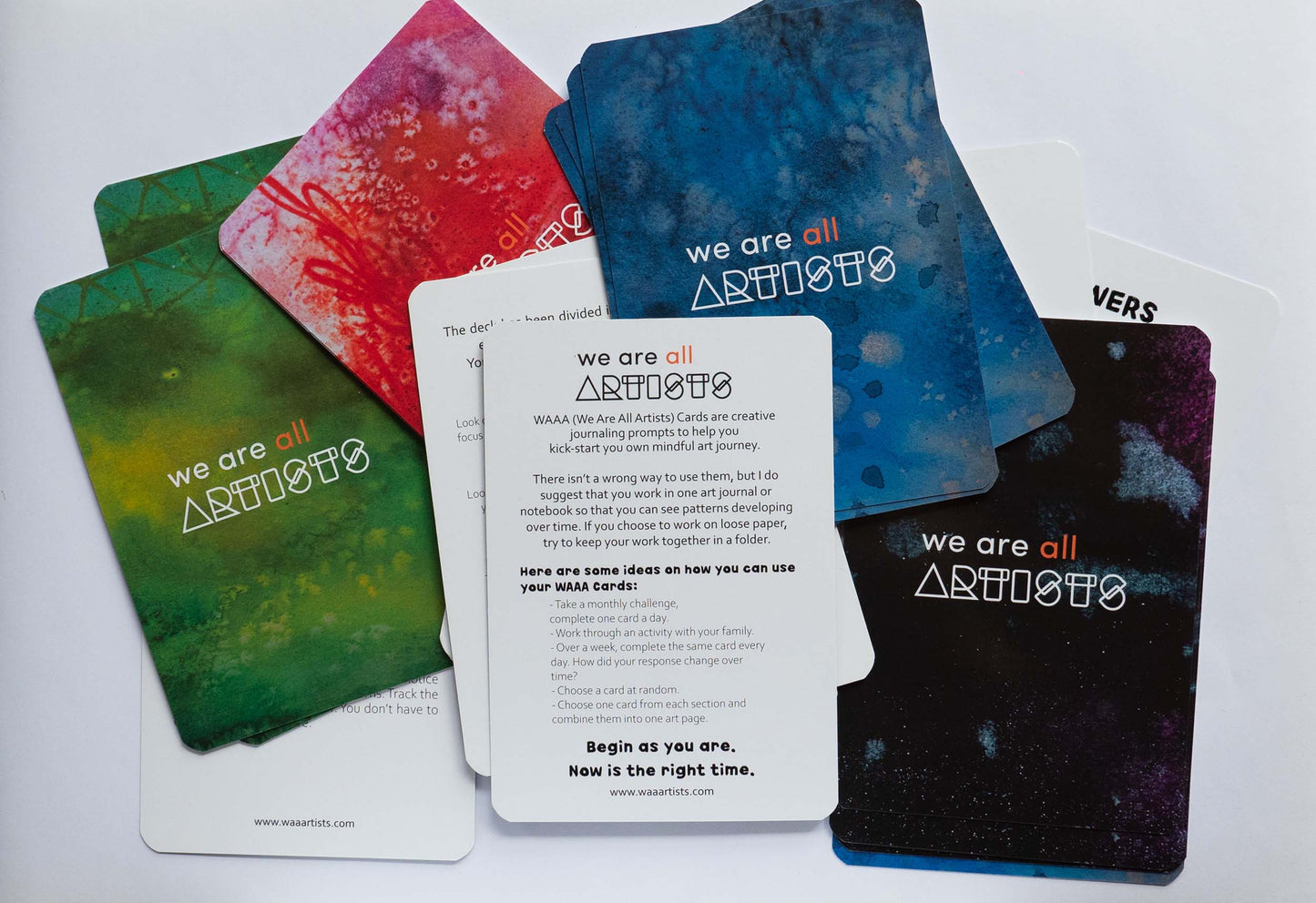 "We Are All Artists" Creative Mindfulness Prompt Cards