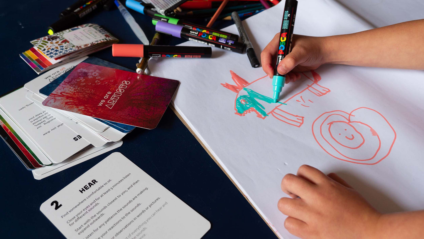 "We Are All Artists" Creative Mindfulness Prompt Cards