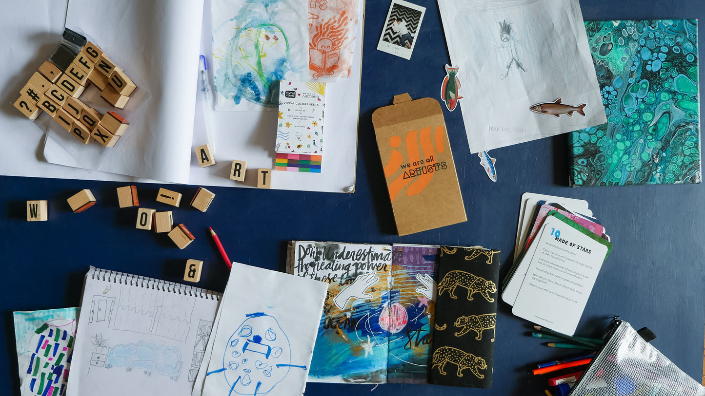 "We Are All Artists" Creative Mindfulness Prompt Cards