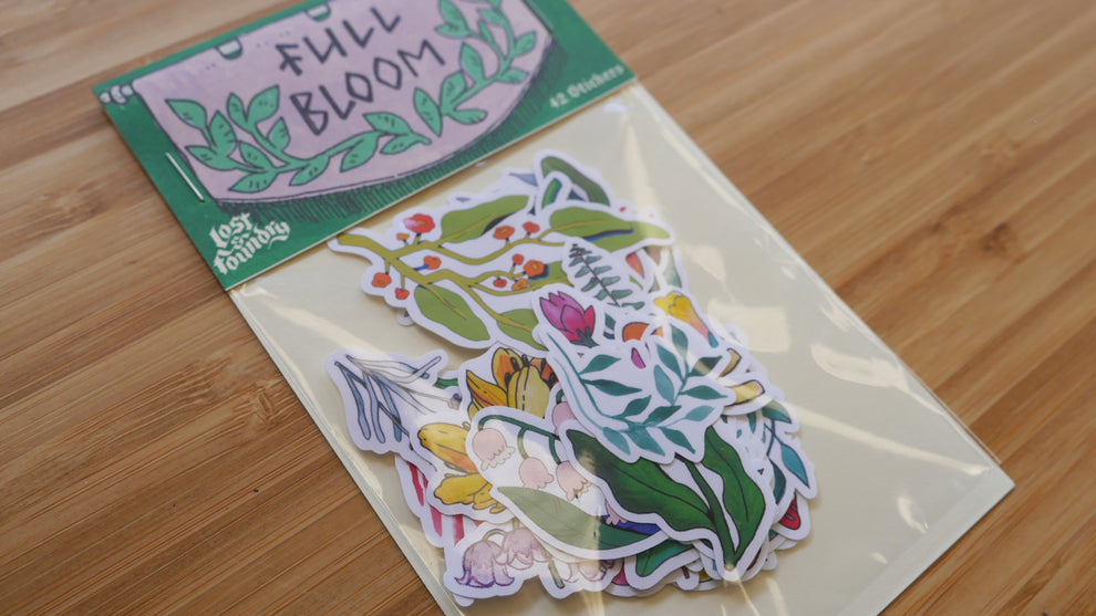 Full Bloom - Flake Sticker Pack – Lost & Foundry