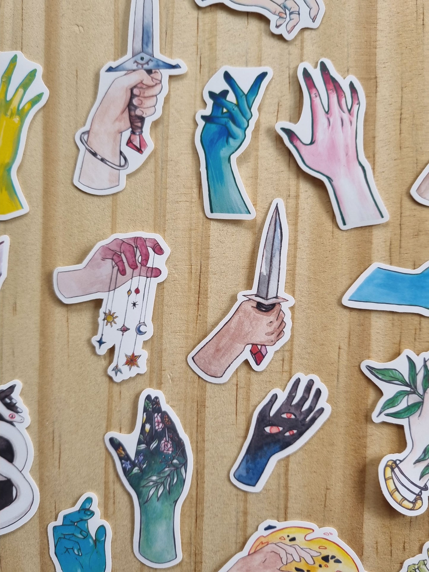 Helping Hands - Flake Sticker Pack