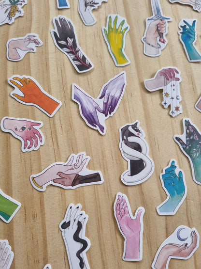 Helping Hands - Flake Sticker Pack