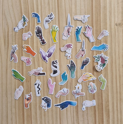 Helping Hands - Flake Sticker Pack