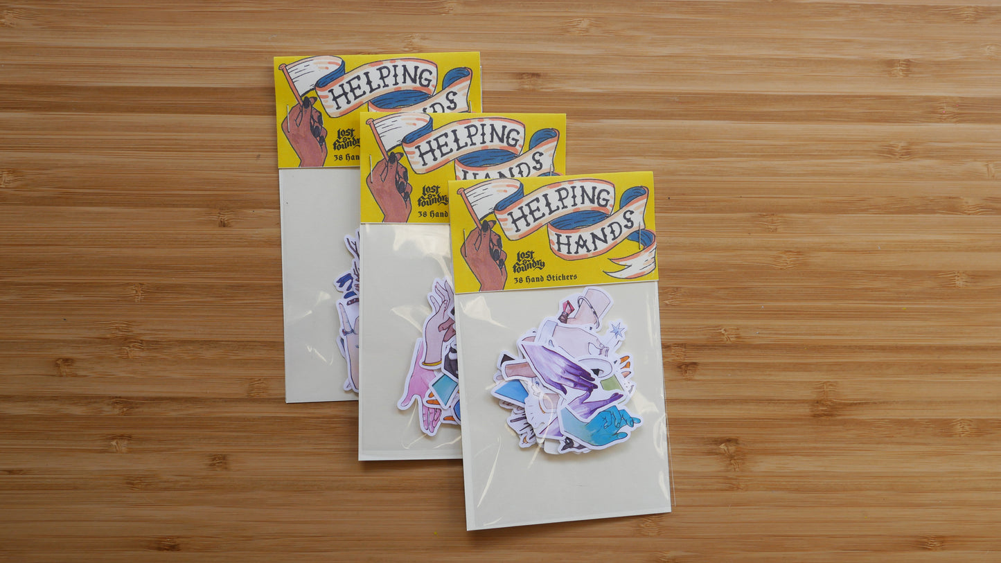 Helping Hands - Flake Sticker Pack