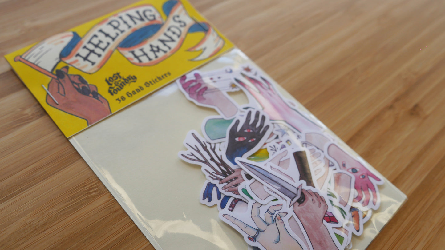 Helping Hands - Flake Sticker Pack