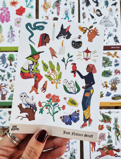 Art Sticker Sheet - Just Nature Stuff