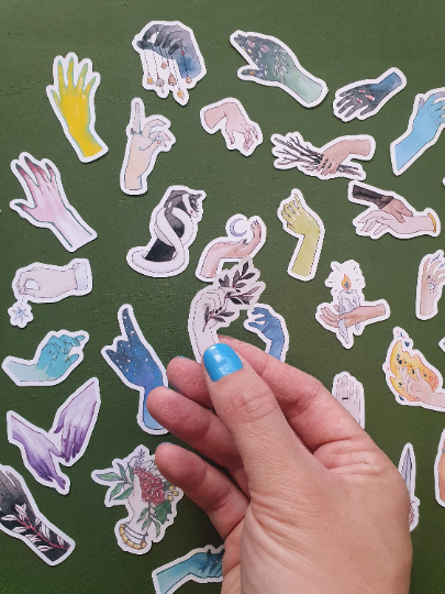 Helping Hands - Flake Sticker Pack