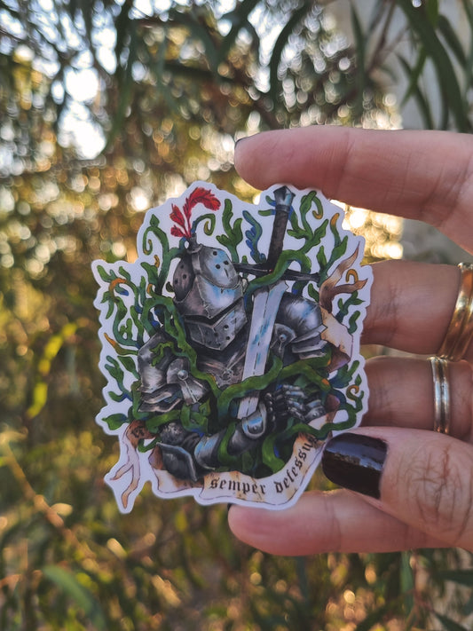 Tired Knight - Sticker