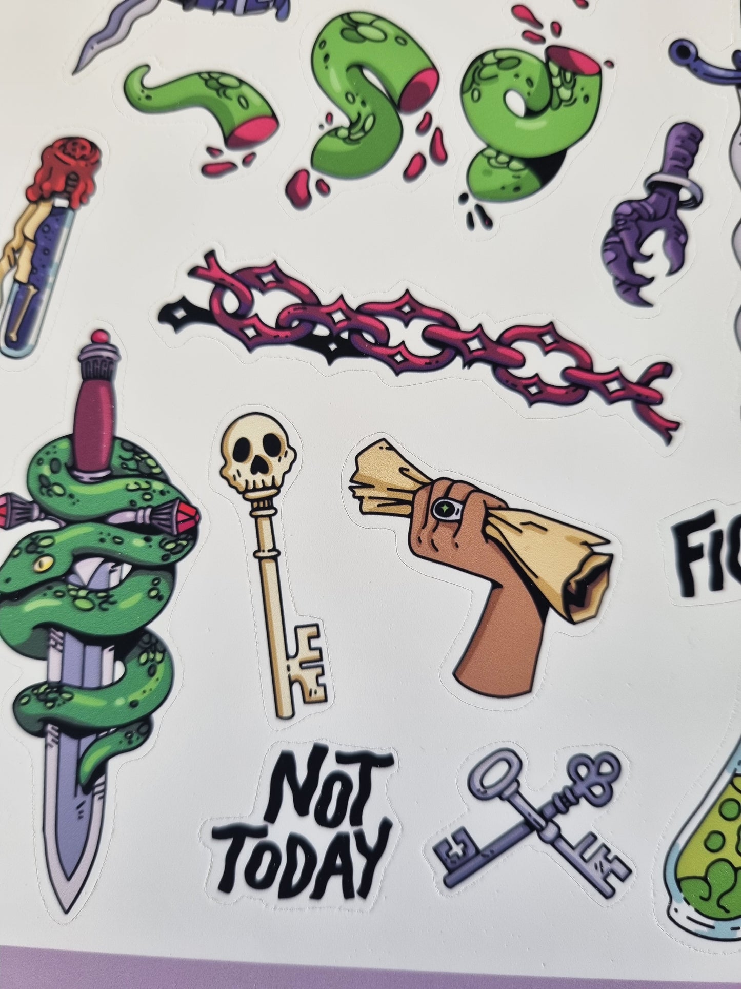 Stab! - Rogue Sticker Sheet