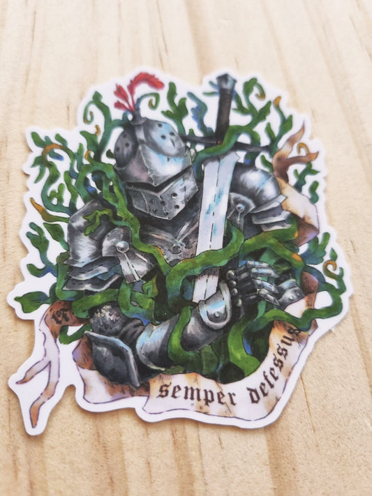 Tired Knight - Sticker