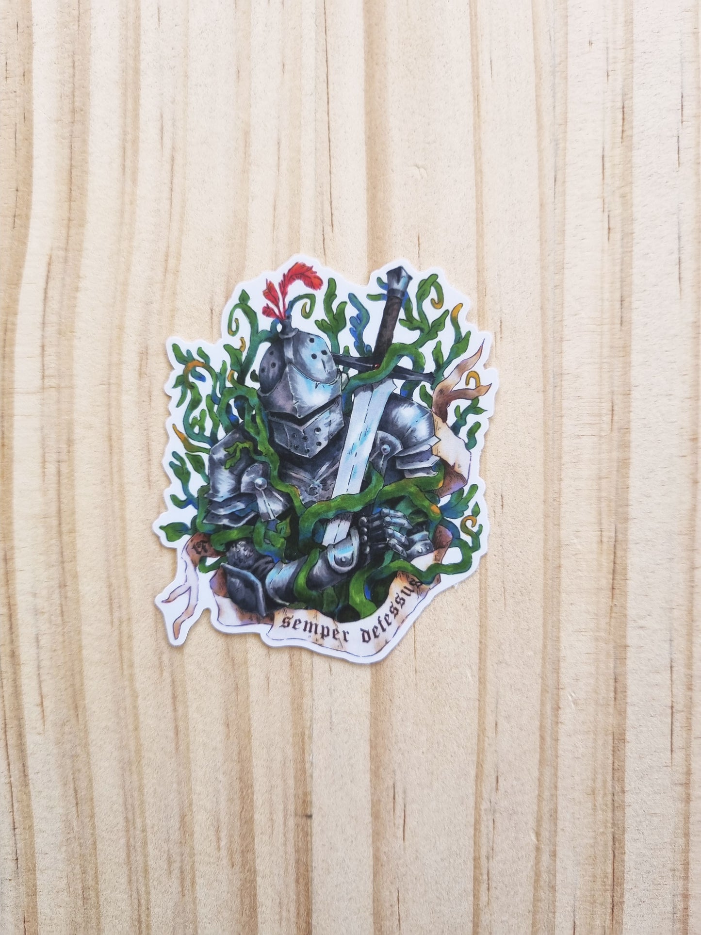 Tired Knight - Sticker